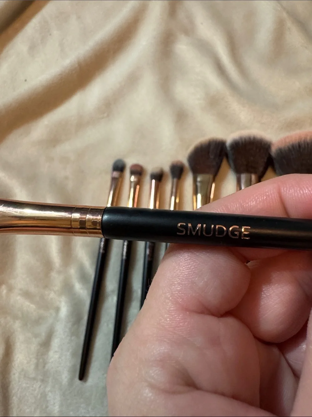 Shaina B 8-Piece Black Handle Makeup Brush Set